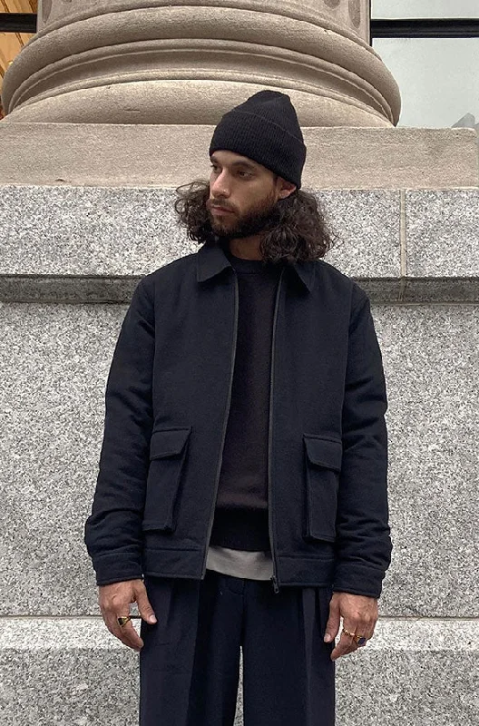 Time-Limited Offer QUILT WOVEN COLLARED JACKET