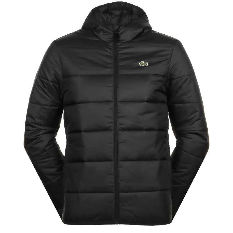 Year-End Sale Lacoste Water Repellent Hooded Puffer Jacket