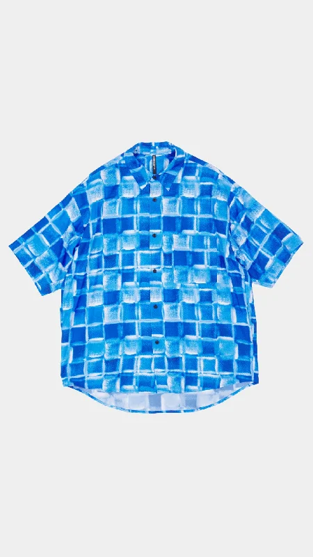 Sale Event Overprinted Open Collar Shirt