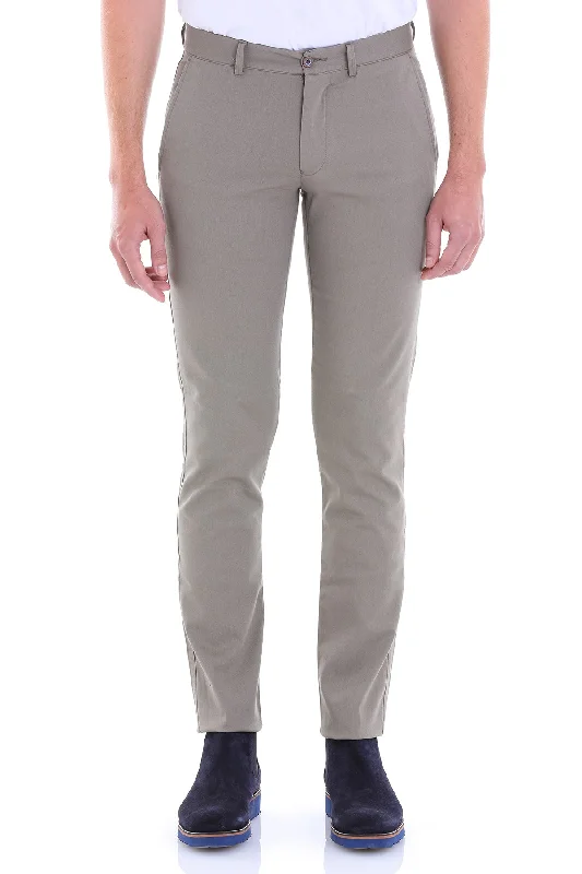 Weekend Deals That Impress Dynamic Fit Side Pocket Low Waist Cotton Olive Casual Pants