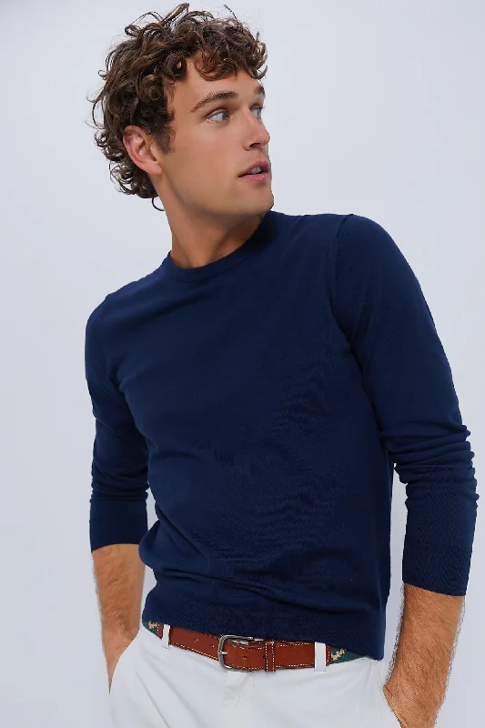 Clearance Items Marine Navy Heather Movement Crewneck Sweater