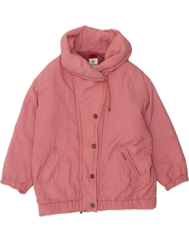 COLMAR Womens Oversized Padded Jacket US 8 Medium Pink Nylon