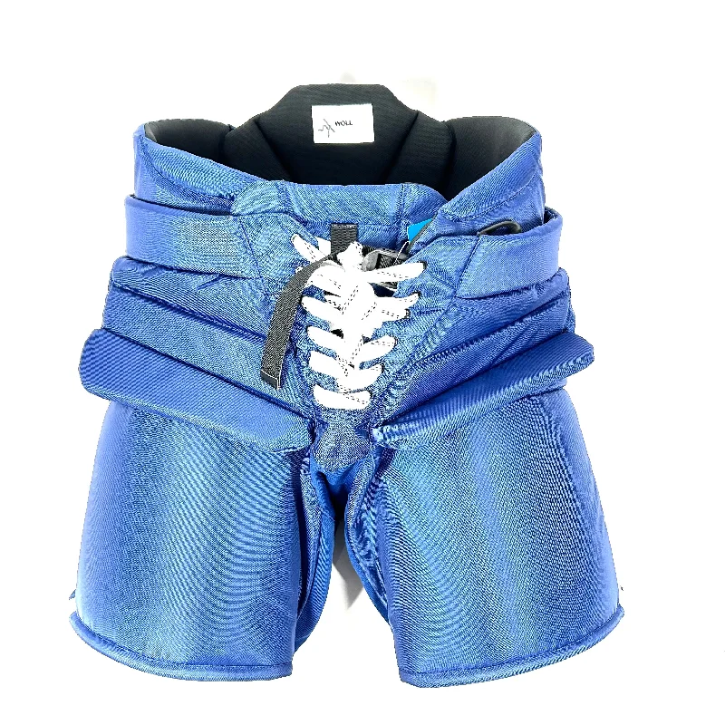 Get It Before It’s Gone Bauer Custom - NHL Pro Stock Hockey Goalie Pants - Joseph Woll (Blue/White)