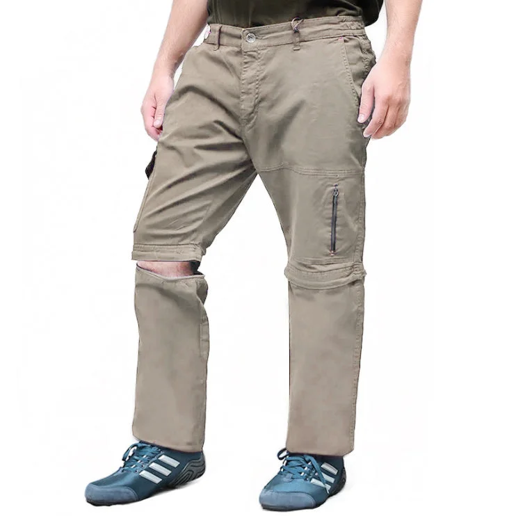 Fantastic Deals PR - Men 'Beige' Trousers cum Shorts Cargo PR182