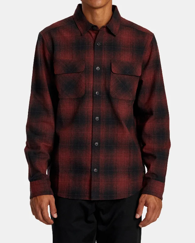Weekend Savings Spectacular Dayshift Flannel Long Sleeve Top - Red Earth