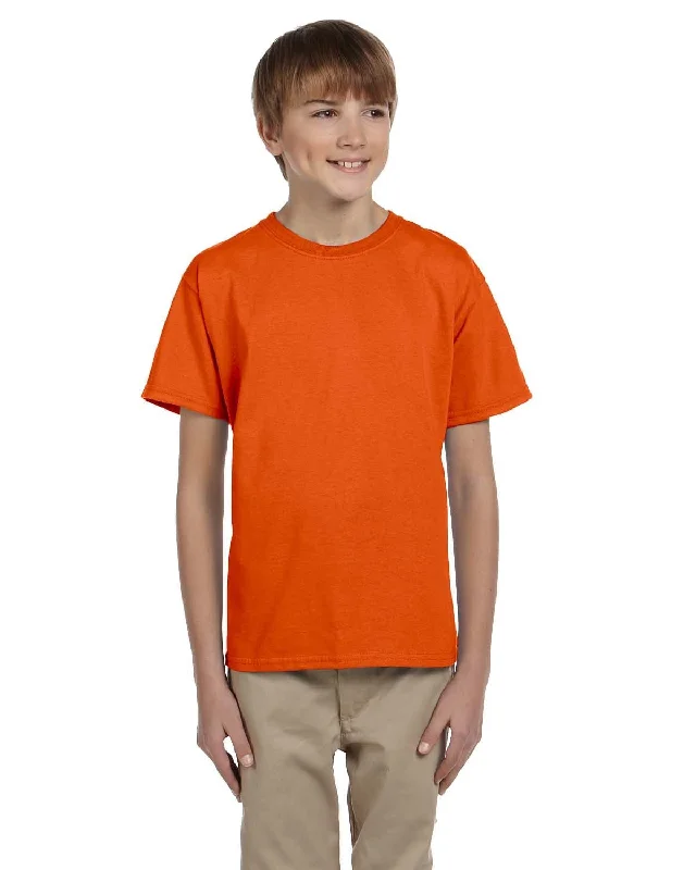 Limited Time Discount Fruit of the Loom Youth T-Shirt | Burnt Orange