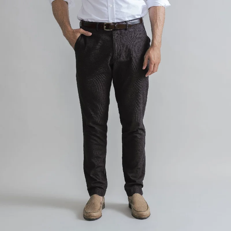 Weekend Savings Bonanza The Dark Brown Brushed Cotton Richmond Dress Chino Custom Pant