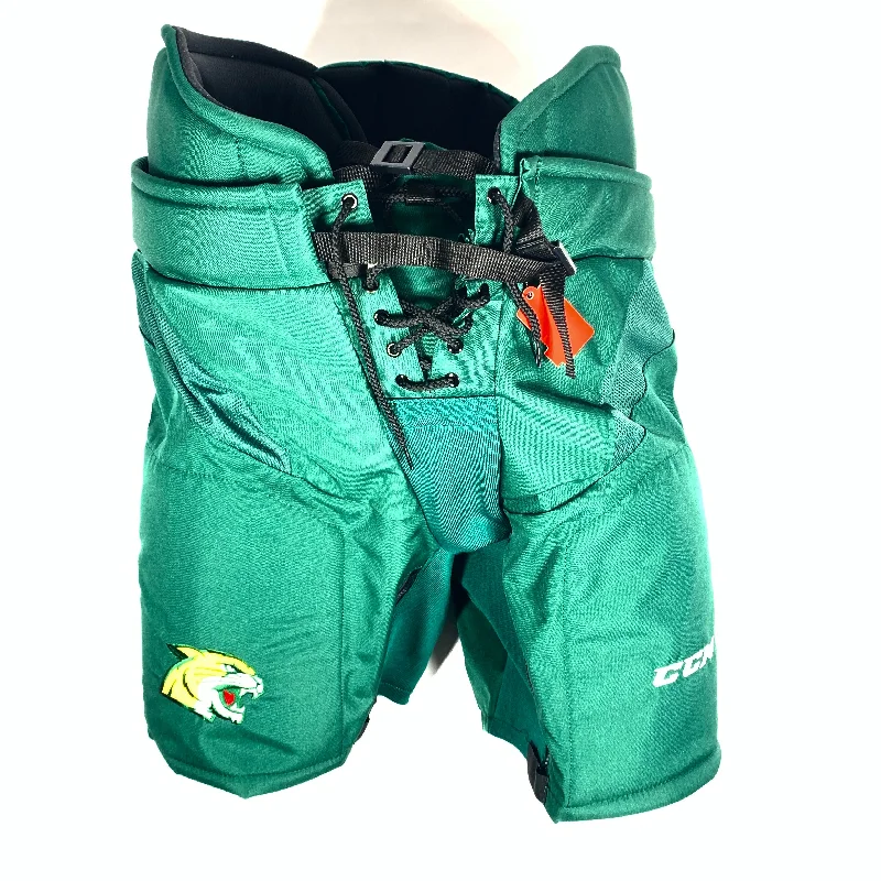 Discount Extravaganza CCM HP32 - NCAA Pro Stock Hockey Pant (Green/White/Yellow)