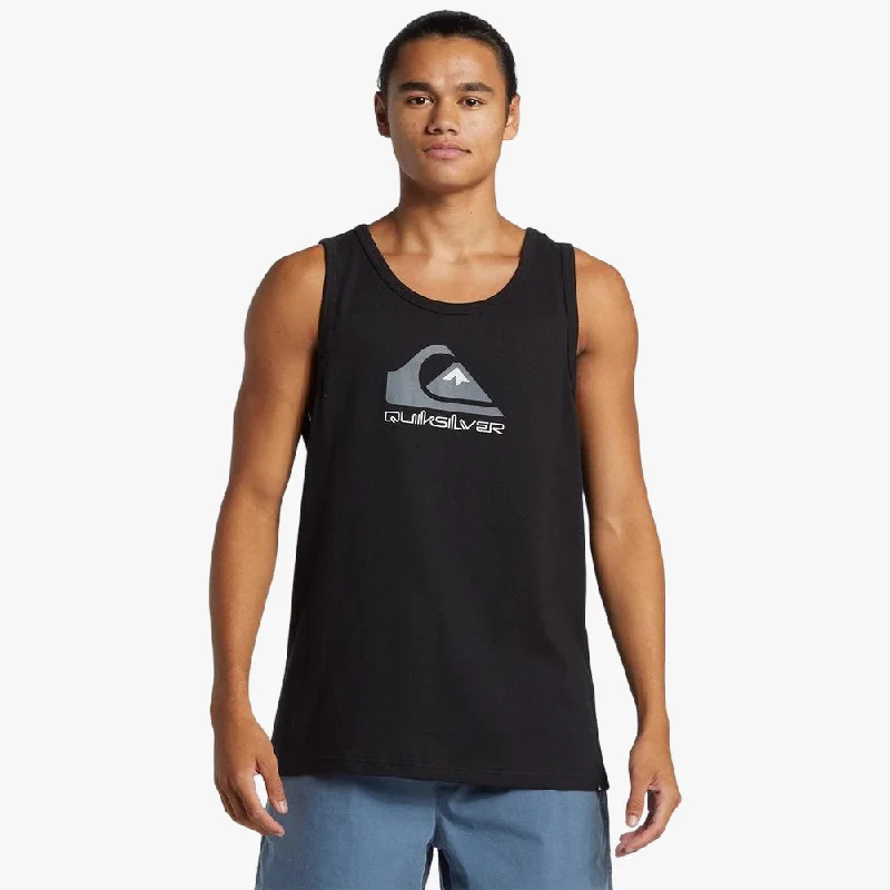 Grand Opening Sale Quiksilver Mens Comp Logo Tank Vest Black