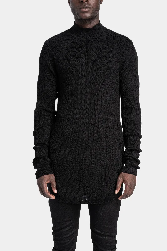 Discount Days High neck wool knit sweater