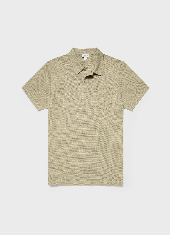 Epic Deals Men's Riviera Polo Shirt in Pale Khaki