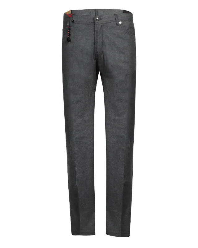Final Clearance Charcoal Cashmere 5 Pocket Pant