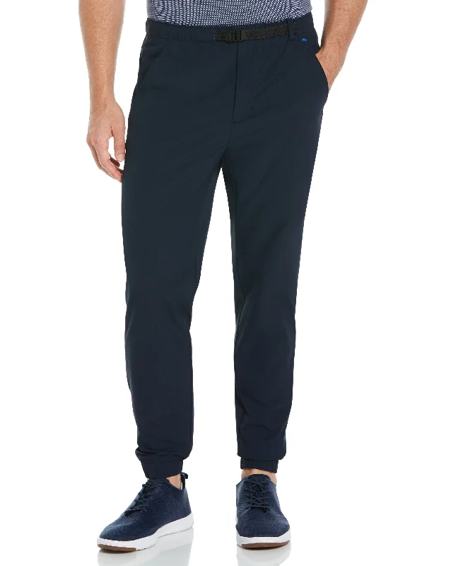 Discount Deals Slim Fit Ripstop Belted Jogger Pant