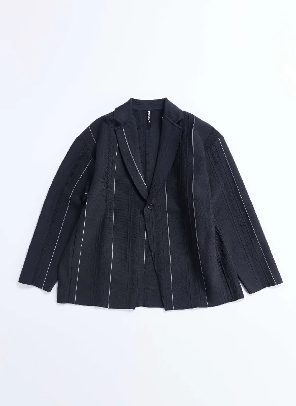 Sale Event Polyester Elastane Business Knit Soft Blazer