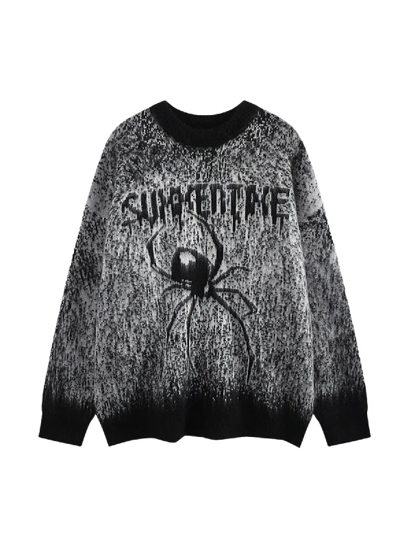Crazy Deals Thesupermade Oversized Spider Sweater - 1835