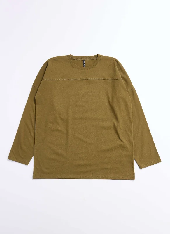 Quick Sale 220G Cotton Jersey Long Sleeve Football Top
