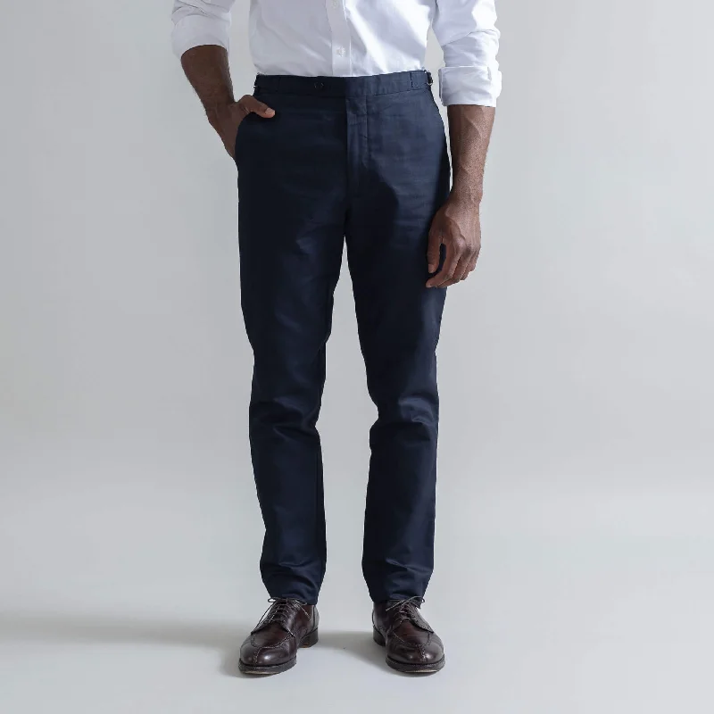 Now or Never The Navy All Season Richmond Dress Chino with Side Tabs Custom Pant