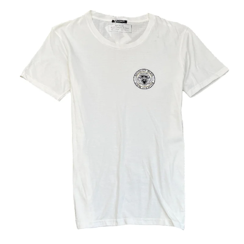 Exclusive Weekend Offers Inside Men's Embroidered Logo T-Shirt White Size S