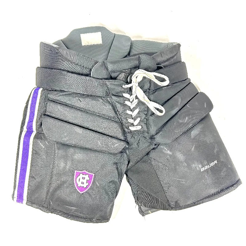 Closeout Deal Bauer Custom - Used Goalie Pant (Black/Purple)