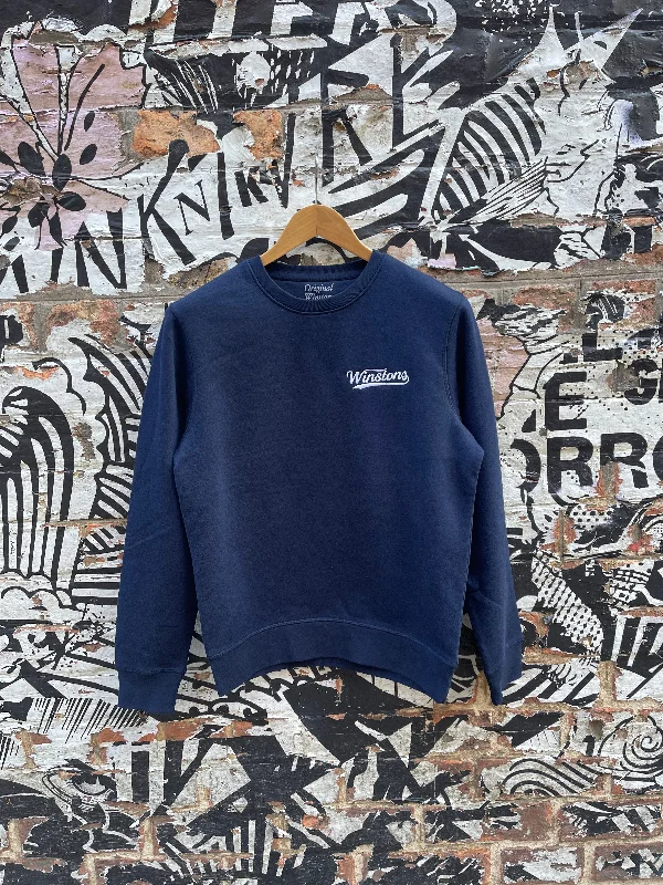 Weekend Offers That Delight Winston’s - Logo Sweatshirt - Navy