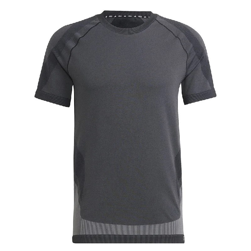 Price Slash adidas - Men's Primeknit Yoga Seamless Training T-Shirt (HT7508)