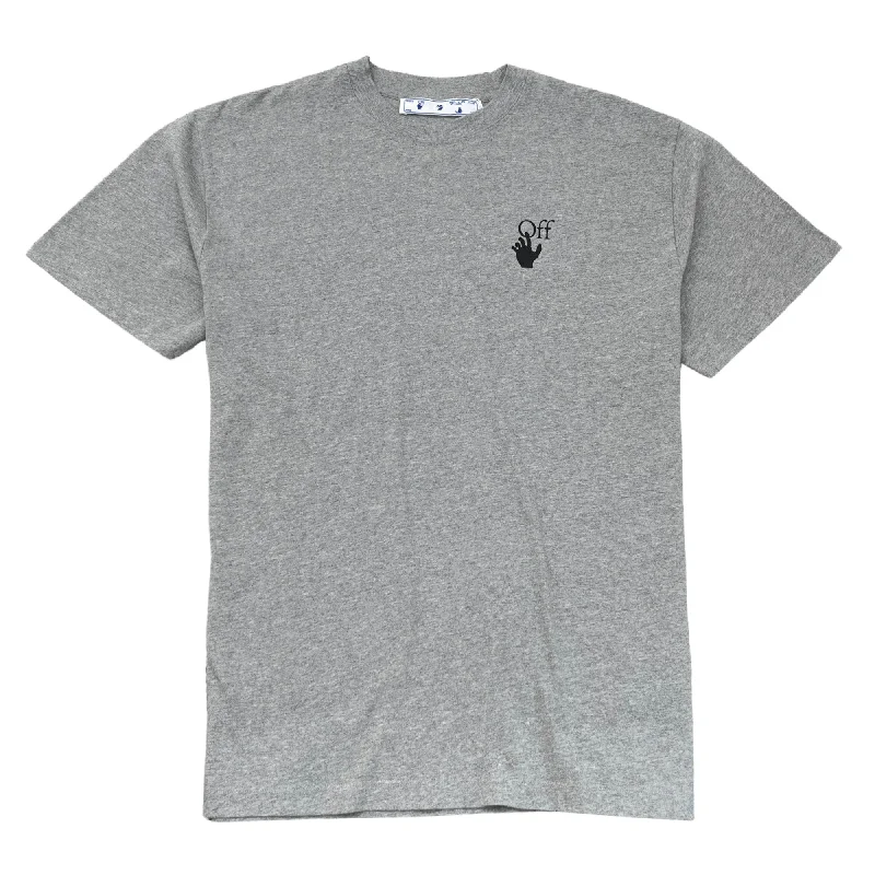 Weekend Bargains to Savor Men's Arrow Logo Long Sleeve T-Shirt Grey Size XS