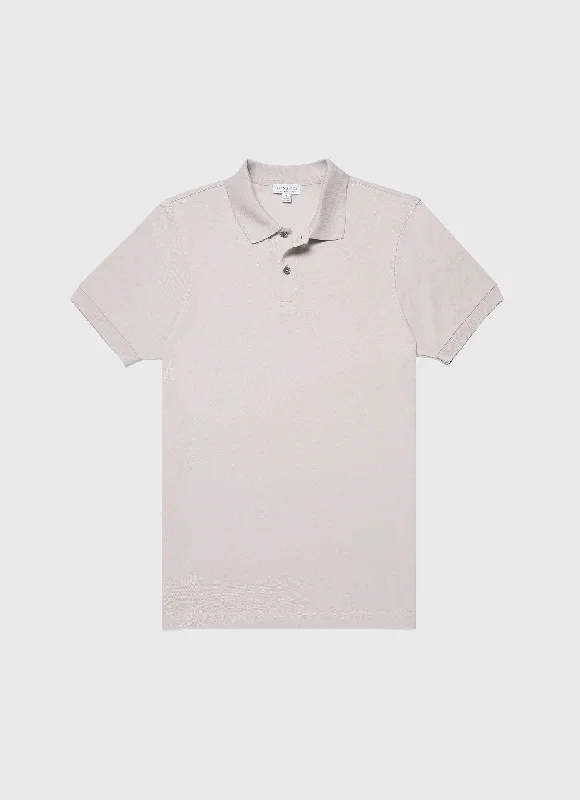 Early Access Men's Piqué Polo Shirt in Putty