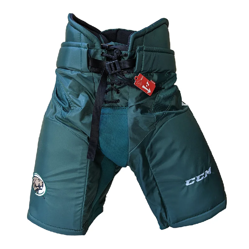 Weekend Deal CCM HP31 - NCAA Pro Stock Hockey Pants (Green/White)