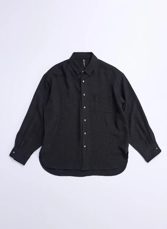 Discount Mania Polyester Dobby Classic Shirt