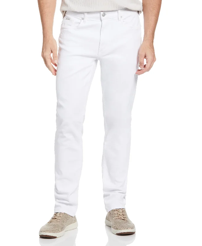 Inventory Reduction Recover™ Slim Fit White Denim Jeans