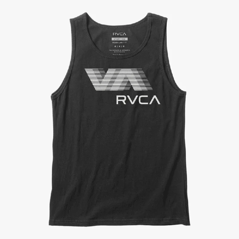 Don’t Miss Out Rvca Mens Va Rvca Blur Tank Black