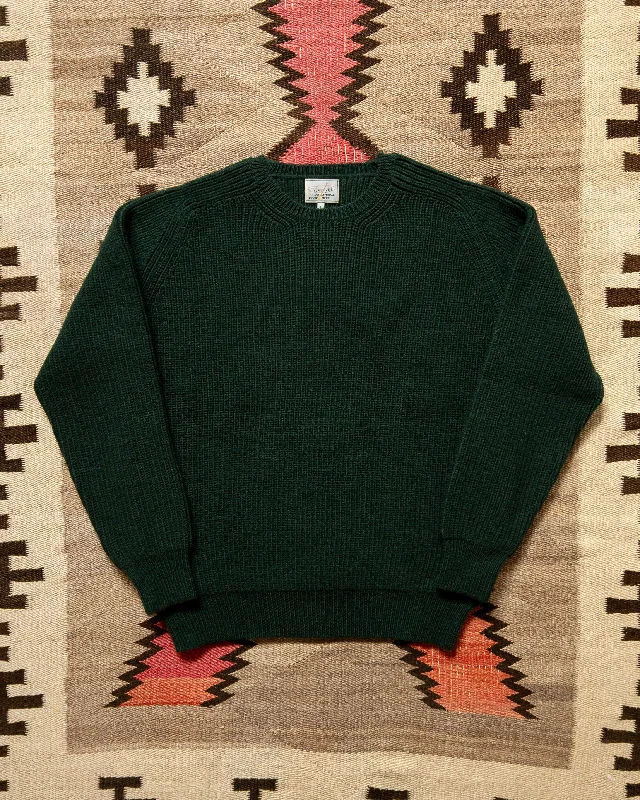 Big Savings Highland Shakerknit Sweater - Evergreen