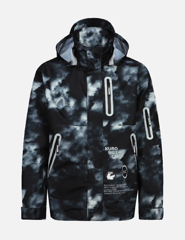 Weekend Offers That Sizzle Allover Digital Print Hooded Windbreaker
