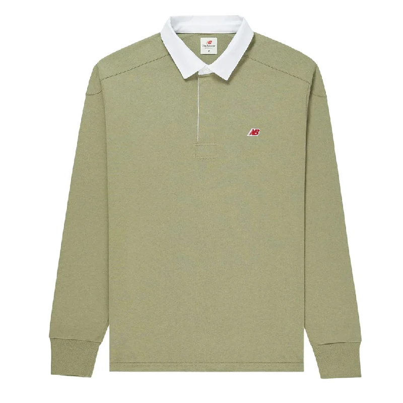 Extra Discounts New Balance - Men's MADE In USA Long Sleeve Polo (MT33545 TCO)