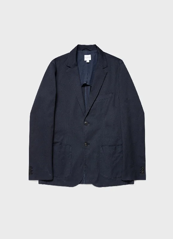 Weekend Deals to Make You Happy Men's Unstructured Blazer in Navy