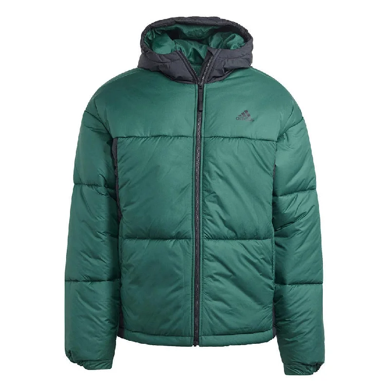 Weekend Specials to Snag adidas - Men's BSC 3-Stripes Puffy Hooded Jacket (HY3952)