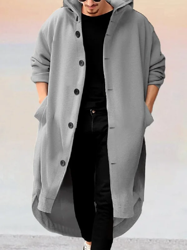 Discount Days Stylish Long Hooded Outerwear