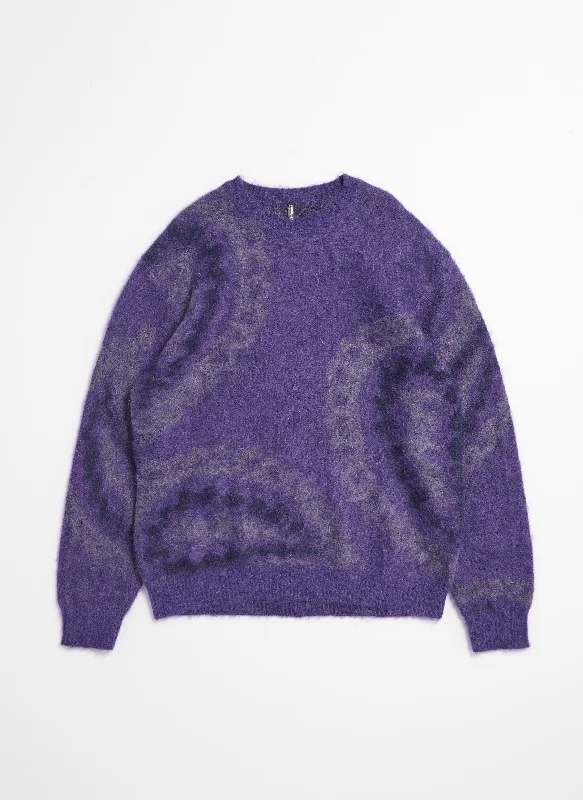 Special Discount Mohair Paisley Pullover