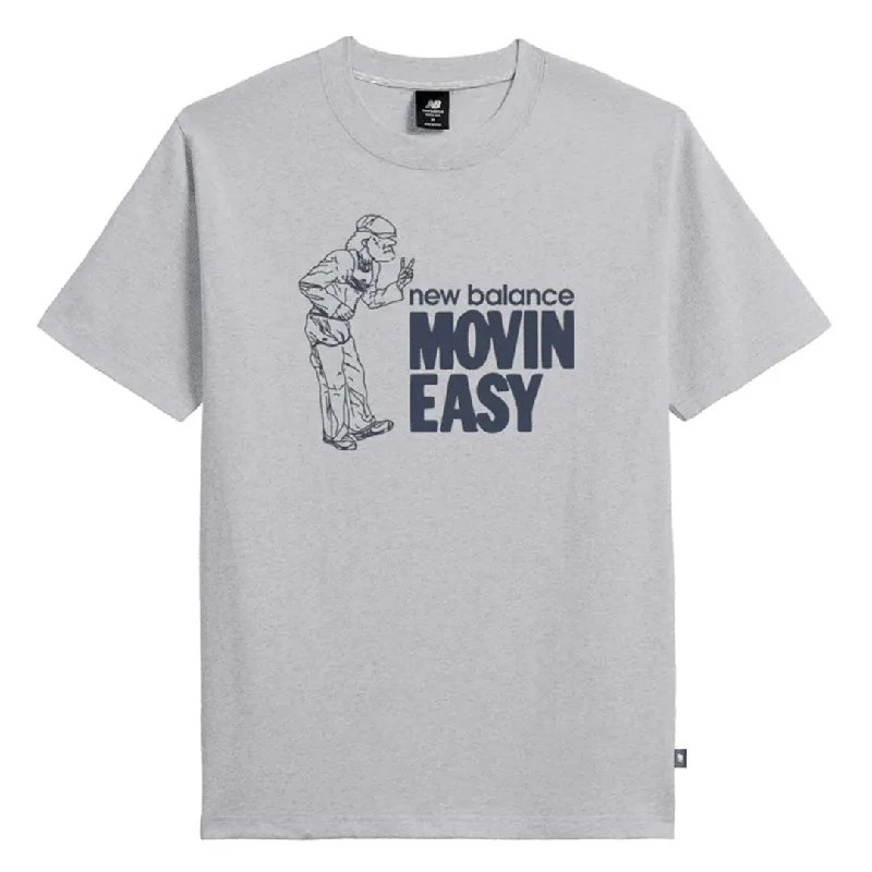 Best Deals New Balance - Men's Movin Easy T-Shirt (MT33903 AG)
