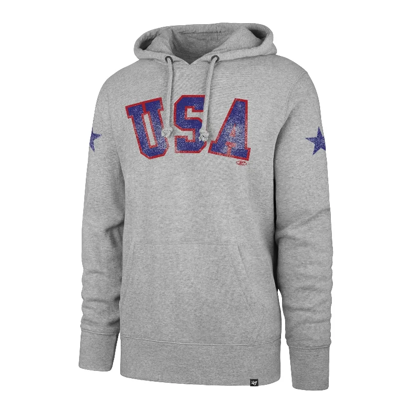 Shop and Save USA HOCKEY MIRACLE ON ICE VICTORY RUN '47 HEADLINE HOOD