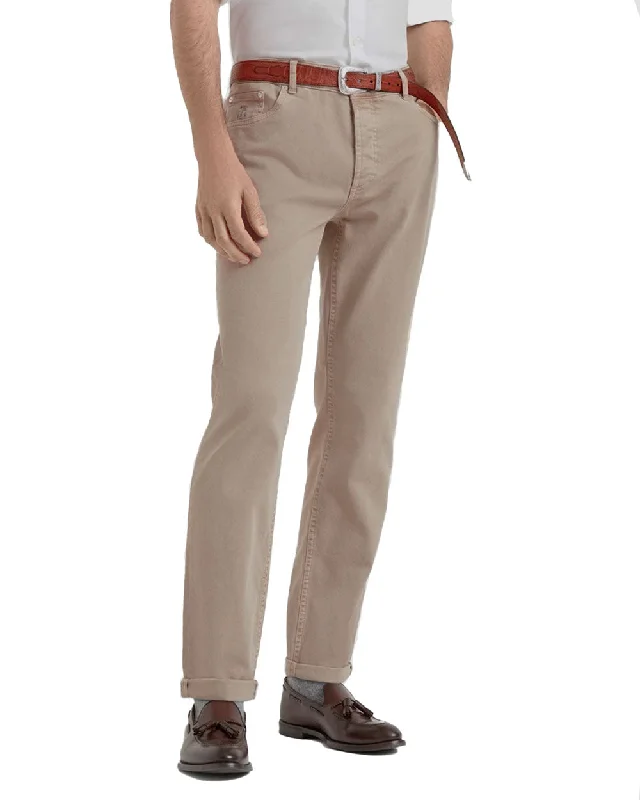 Weekend Sale: Don't Miss Out Khaki 5 Pocket Denim Pants