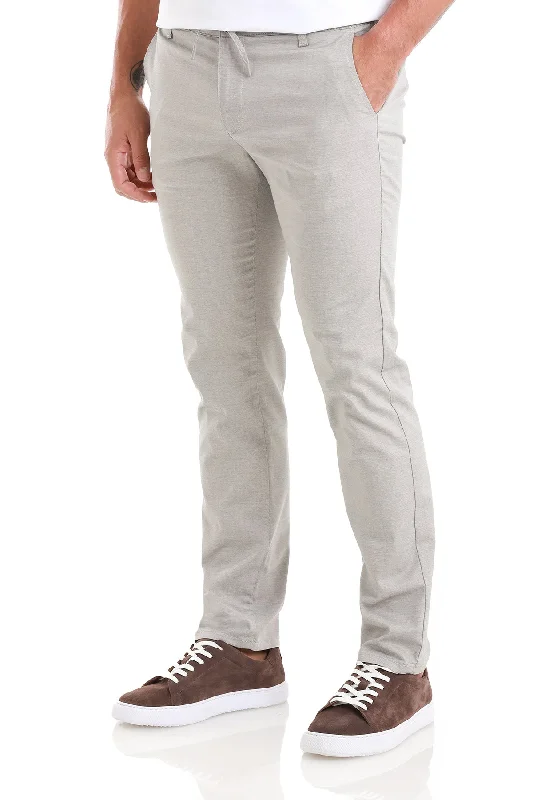 Instant Deal Regular Fit Low Waist Cotton Blend Light Gray Jogger