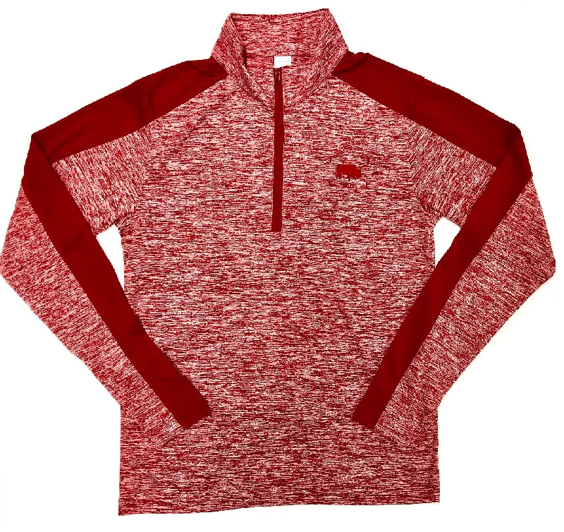 Weekend Wonders Await! BFLO Essential Heather Athletic Quarter Zip