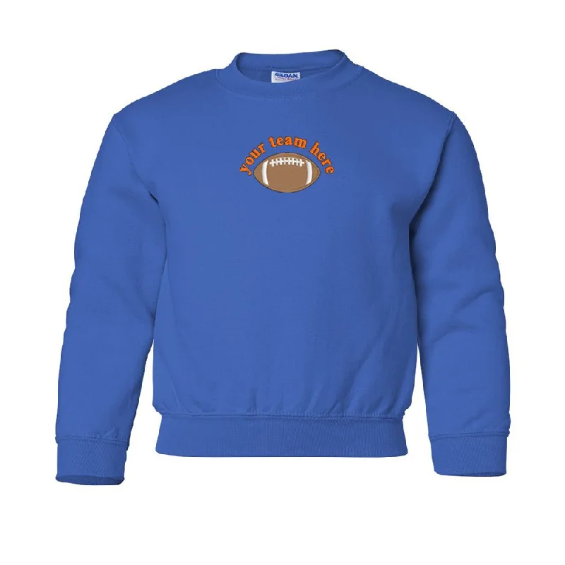 Kids Make It Yours™ Football Gameday Crewneck Sweatshirt