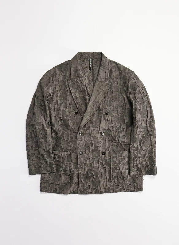 Unbeatable Prices Jacquard Soft Double Breasted Blazer