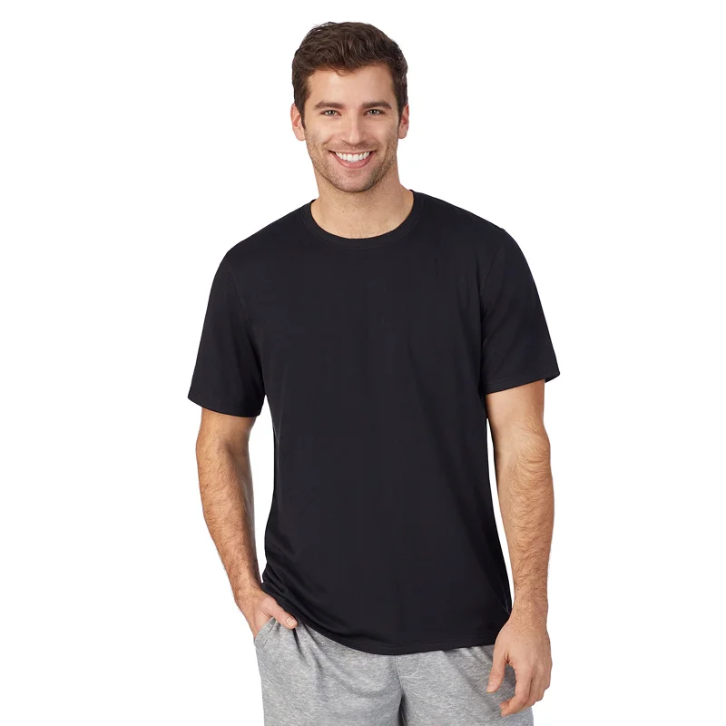 Weekend Bargains to Celebrate Mens Far-Infrared Enhance Sleep Short Sleeve Crew Neck Top