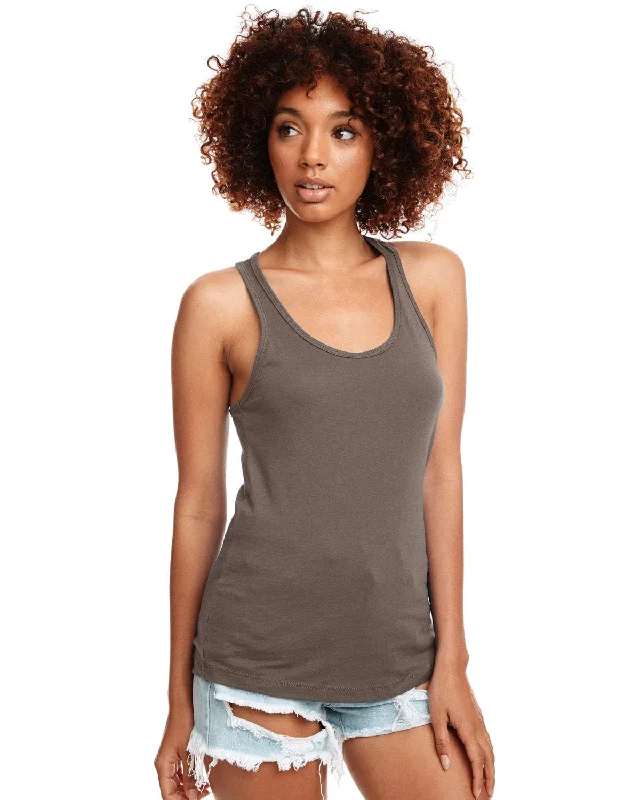 Special Savings Next Level Ladies Ideal Racerback Tank | Warm Gray