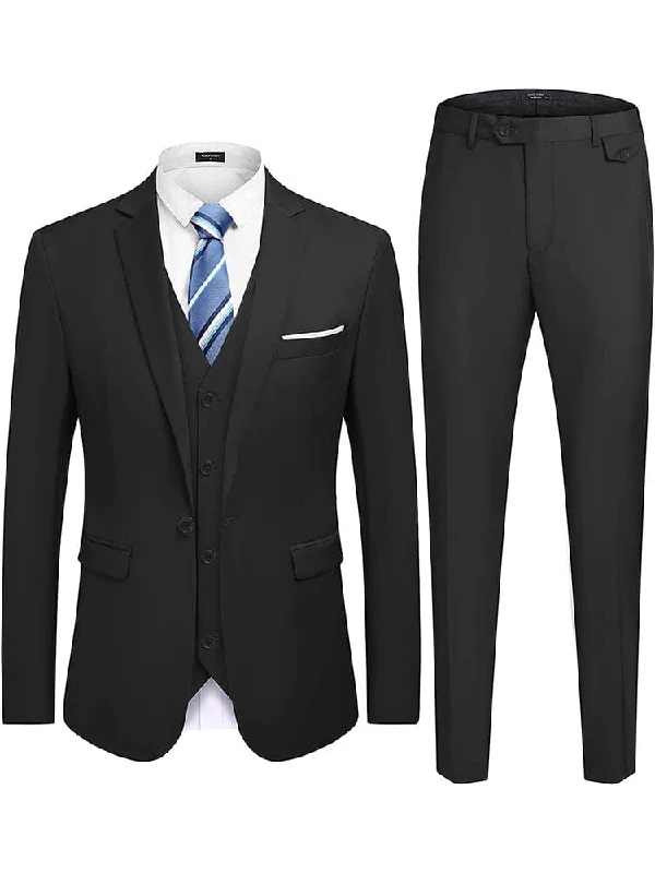 Massive Deal Wedding Formal Prom 3 Piece Slim Fit Tuxedo Suit Set (US Only)