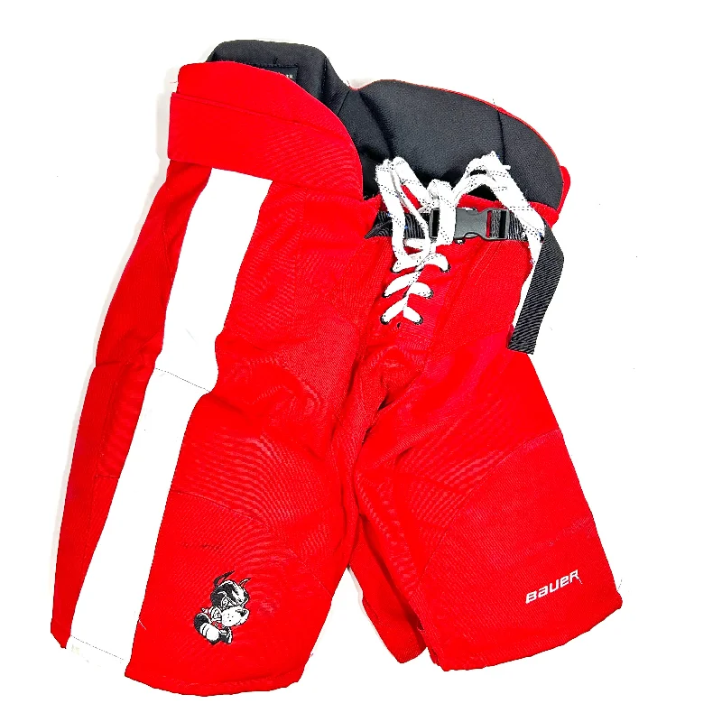 Markdown Sale Bauer Nexus - Used NCAA Women's Pro Stock Hockey Pants (Red/White)