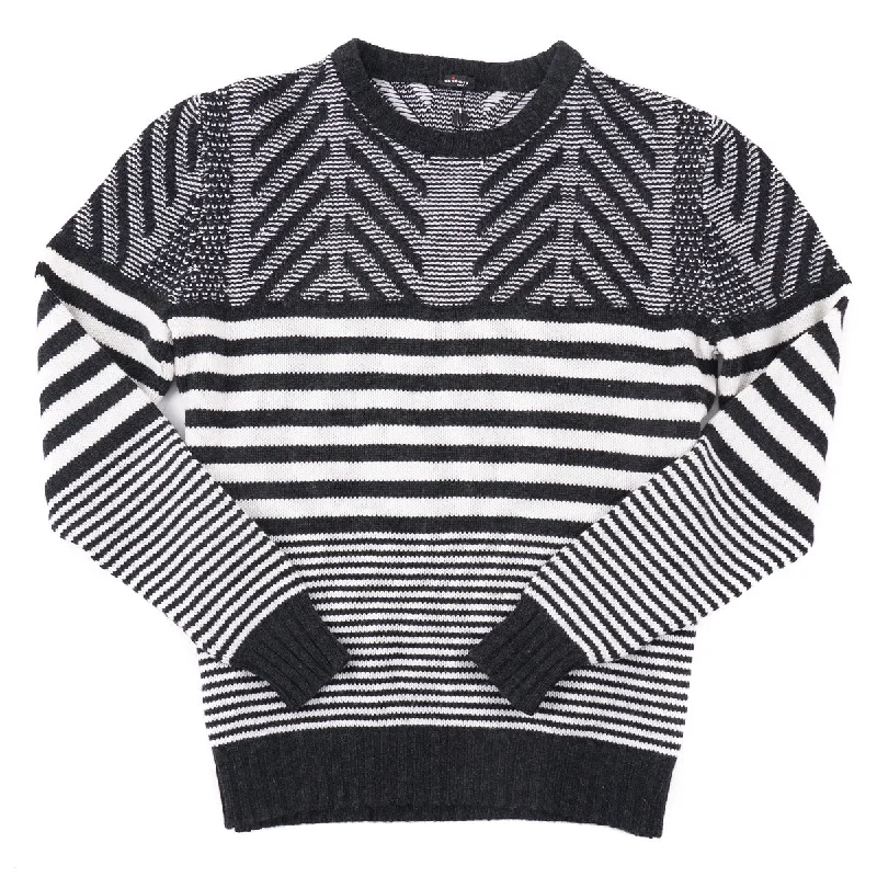 Factory Direct Sale Kiton Patterned Knit Cashmere Sweater